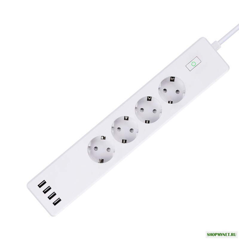 Bakeey 4 Разъем 4 Интерфейс USB Умный Дом Удлинитель Поддержка Tuya APP Дистанционное Управление Беспроводной Таймер