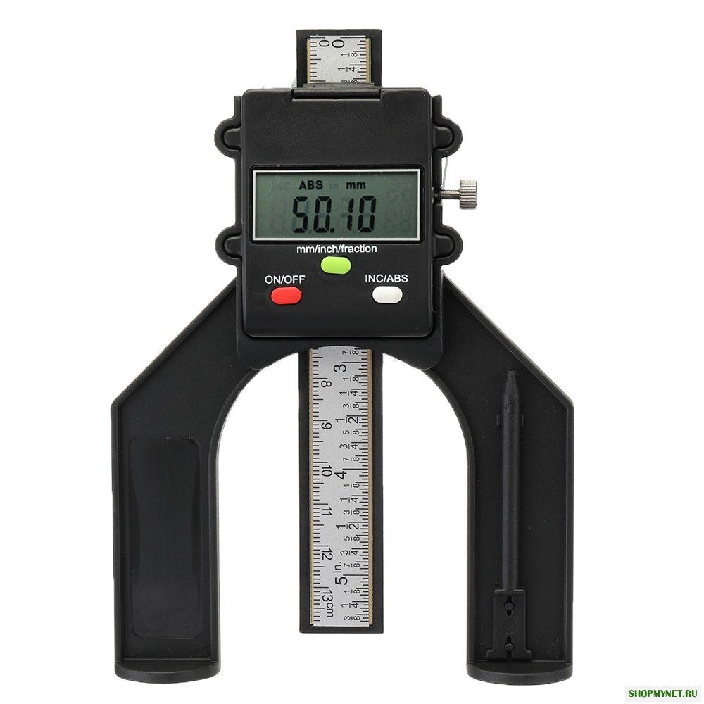 Drillpro LCD Цифровая ползунковая линейка штангенциркуля 0-80 мм для измерения высоты и глубины с Магниты маршрутизатором настольной пилы
