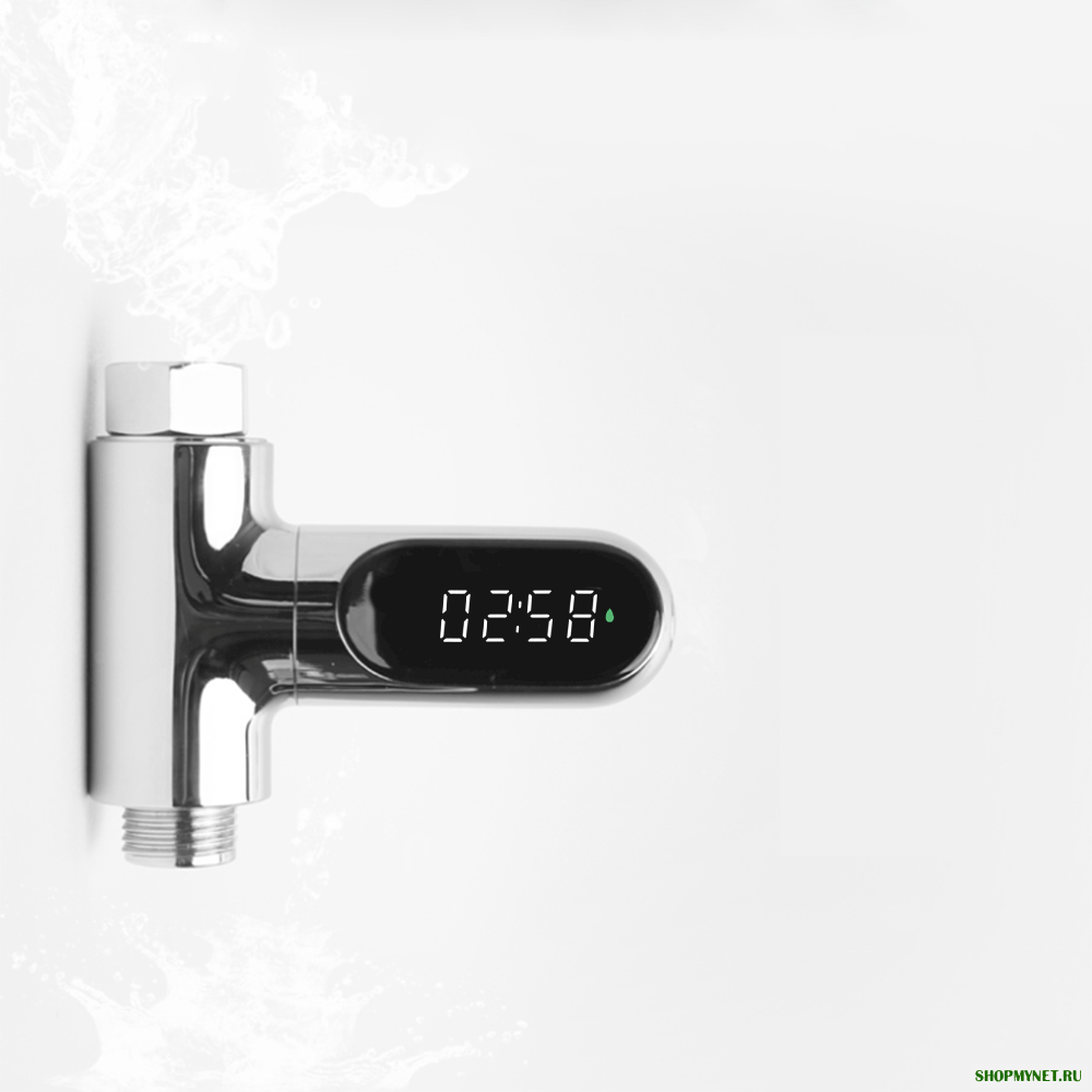 Bakeey LED Visual Water Digital Термометр Душ для ванной Термометр Без расхода воды Аксессуары для душа